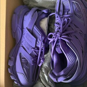 Balenciaga Women's Vibrant Purple Sneakers